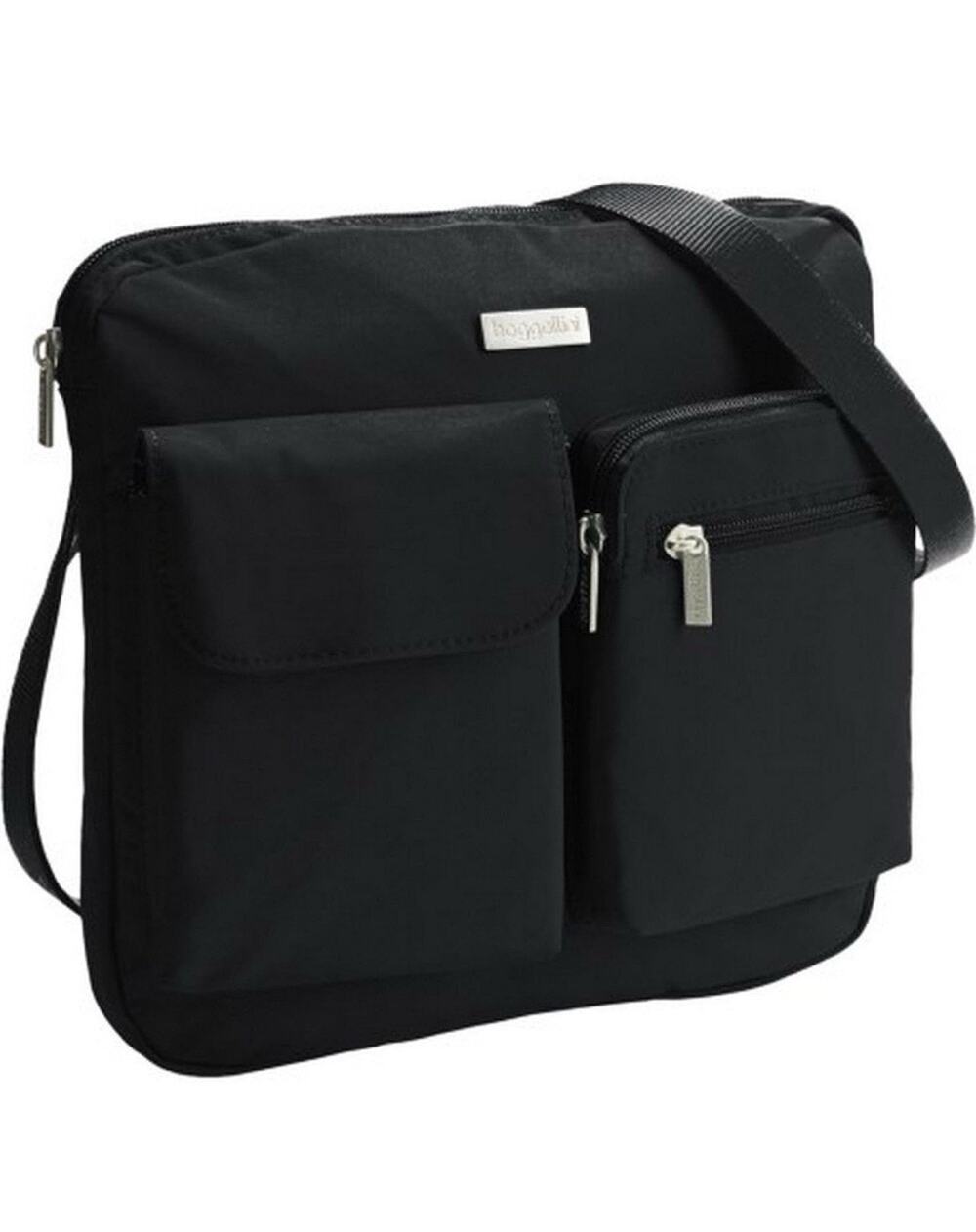 Baggallini Canyon Bag Crossbody Organizer Black Purse Pocket Adj Strap
